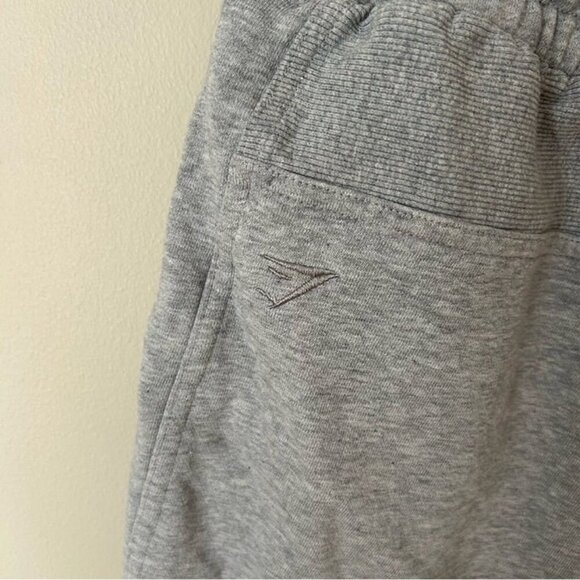 Gymshark Cotton Pocket Elastic Waist Workout Light Grey Shorts Men’s Medium - Picture 6 of 8